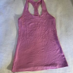 Pink Lululemon Racerback Top; Women’s Size 6
